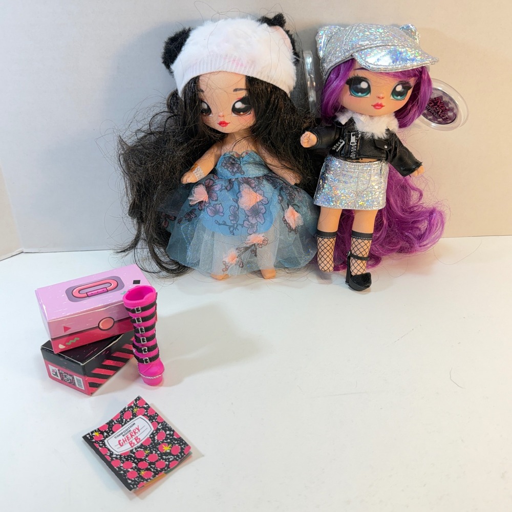 Na! Na! Na! Surprise Doll Lot 7.5" Series 4 Juli Joyful Chrissy Glam Diamond